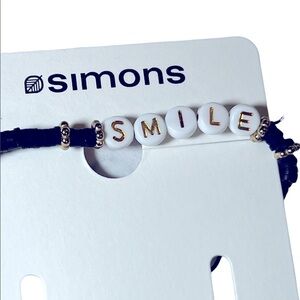 NEW Simons Inspiring Word Heishi Pearl Bracelet